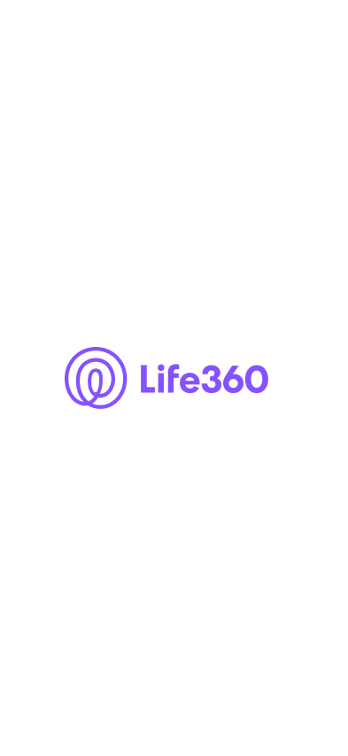 Life360 logo on phone screen